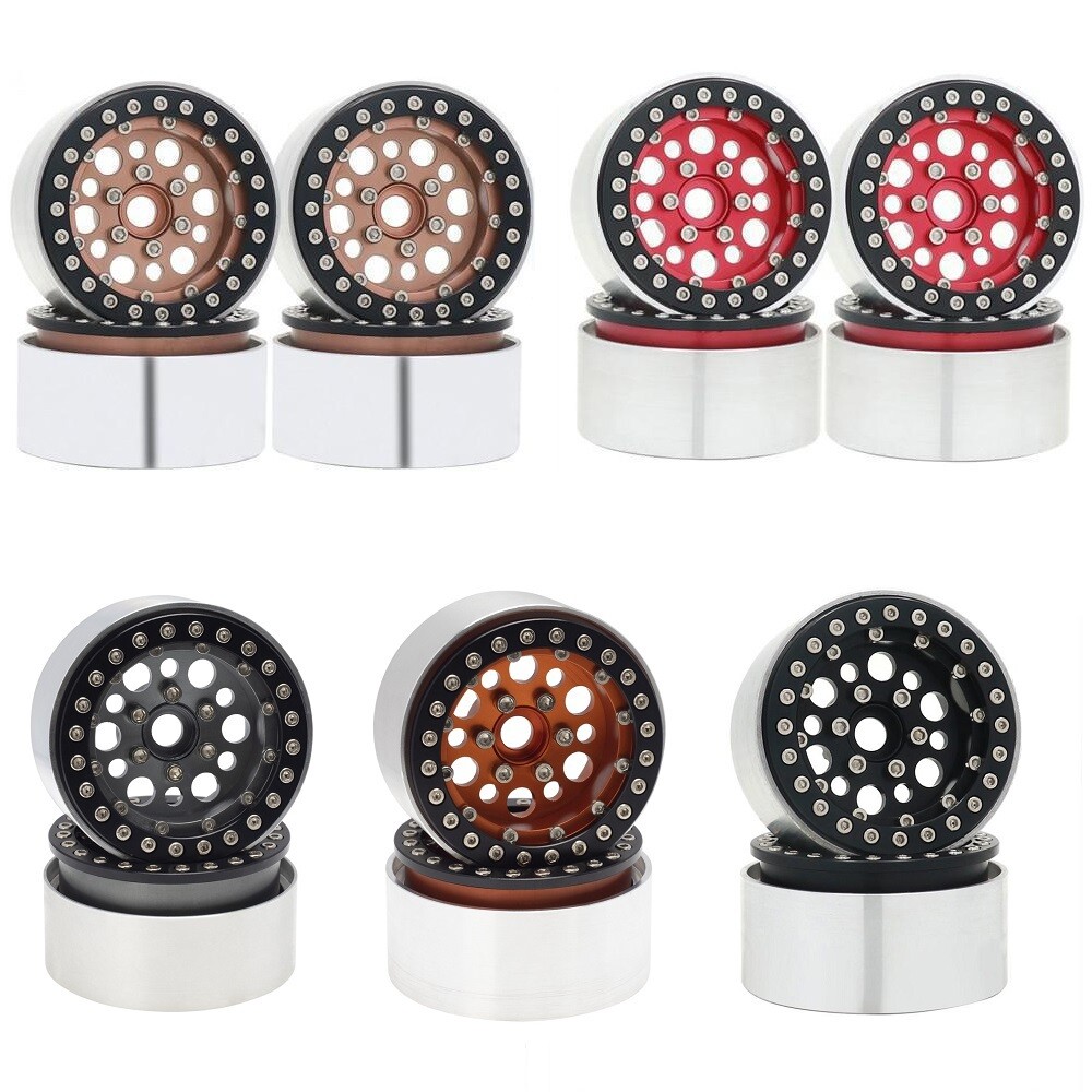 For Axial For Wraith 90048 1/10 4個 延長 2.2インチ メタルホイール