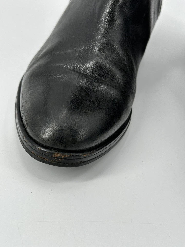 Винтажные сапоги для верховой езды Coach Taylor/натуральная кожа Coach на молнии до колена размер 5,5B - Изображение 4 из 4