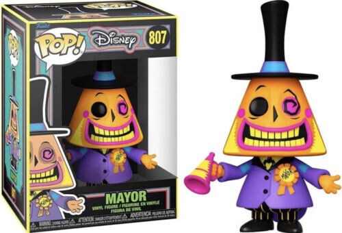 Sale Funko Disney Night Before Christmas Pop Blacklight Mayor New Mint