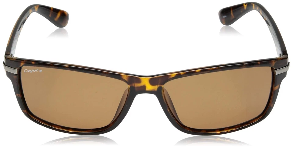 Coyote Eyewear Fashion Polarized Sunglasses, Tortoise Frame, Brown Lens - Image 2 of 4