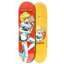 Hook-Ups Sexy Maid Ginger 8.5" Yellow Stain Skateboard Deck