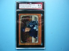 2002/03 TOPPS HERITAGE CHROME PARALLEL HOCKEY CARD #13 MATS SUNDIN KSA 9.5 /667