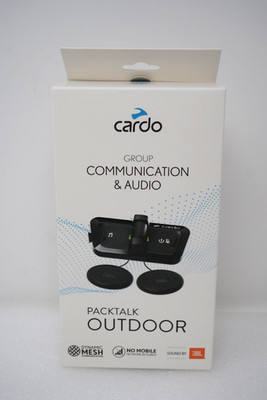 Cardo PACKTALK Outdoor Helmet Communication System - Black
