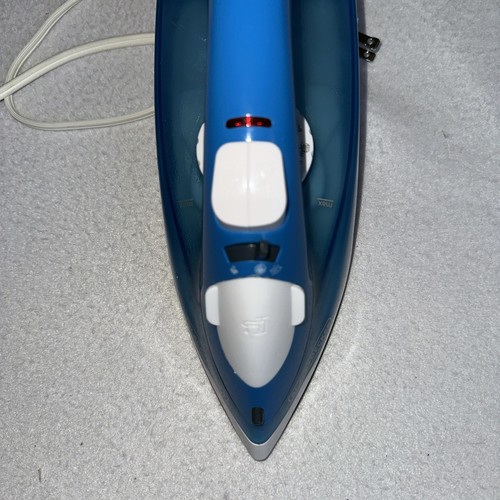 Black & Decker Steam Iron Blue White Non Stick Multifunctional Laundry - Picture 6 of 11