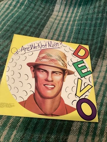 DEVO-Q: Are We Not Men? A:We Are Devo~ORIG. 1978 WB Vinyl LP~INSERT~BSK 3239~ex
