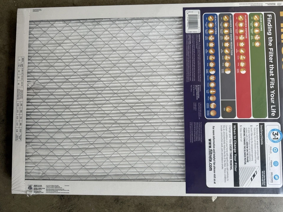 3M FILTRETE 1500 HEALTHY LIVING ULTRA ALLERGEN REDUCTION FILTER 16"X24"X1" 2PACK - Image 3 of 3