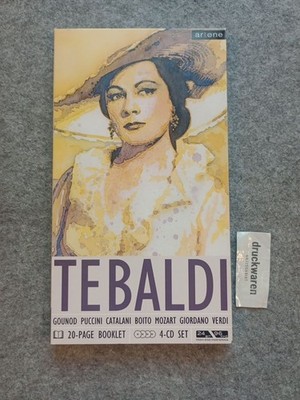 Tebaldi (4 CD+Booklet). Tebaldi, Renata, Alberto Erede Hilde Gueden u. a.: