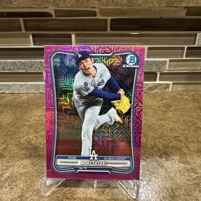2026 Bowman Chrome Roki Sasaki Pink Mojo Refractor /199  