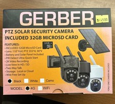 GERBER Security Solar PTZ 4G Black "Follow Me"