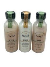 Fresh Milk Lot Of 3/ 2-body Cleansers 1- Body Lotion 2.5oz Ea Free Shipping