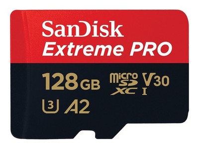 SanDisk Extreme Pro microSDXC A2 UHS-I U3 V30 200MB/s Speicherkarte + Adapter