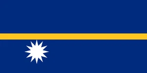 Nauru Flag Self Adhesive Vinyl Sticker
