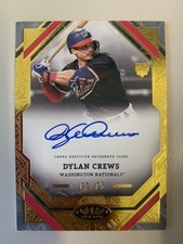 Dylan Crews On Card Rookie Auto /75 2025 Topps Tier One #T1A-DC Nationals RC