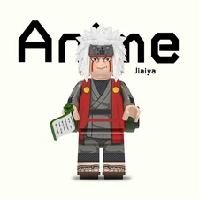 Custom Naruto Shippuden, Jiraiya  Minifigure with base,2 inch keychain Birthday 