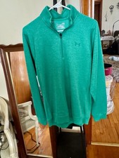 Under Armour Cold Gear Sweatshirt Pullover Mens Large Kelly Green