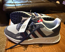 adidas Run 84 Comfort Cushioned Low Top Sneak...