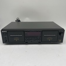 Sony TC-WE475 Dual Stereo Cassette Deck VTG Japan SERVICED READ