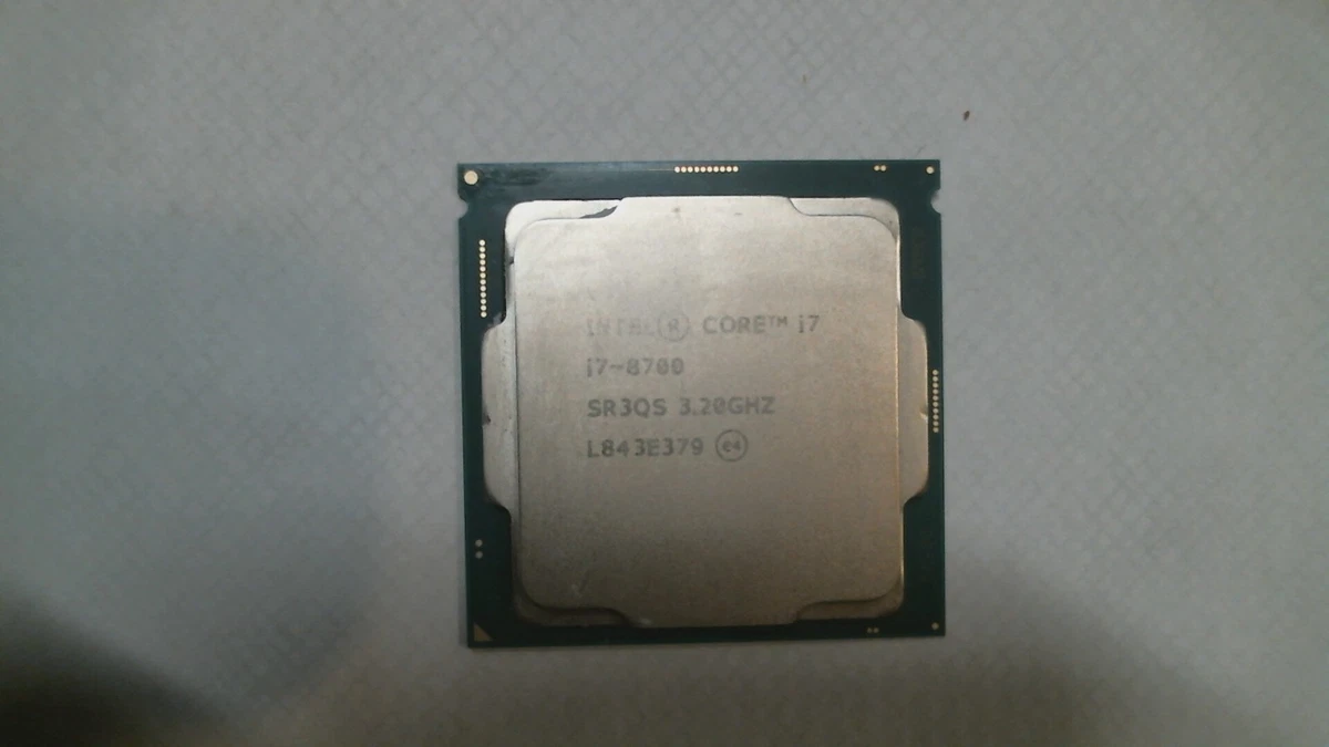 Intel Core i7-8700 Processor Model LGA 1151/H4 Socket Type