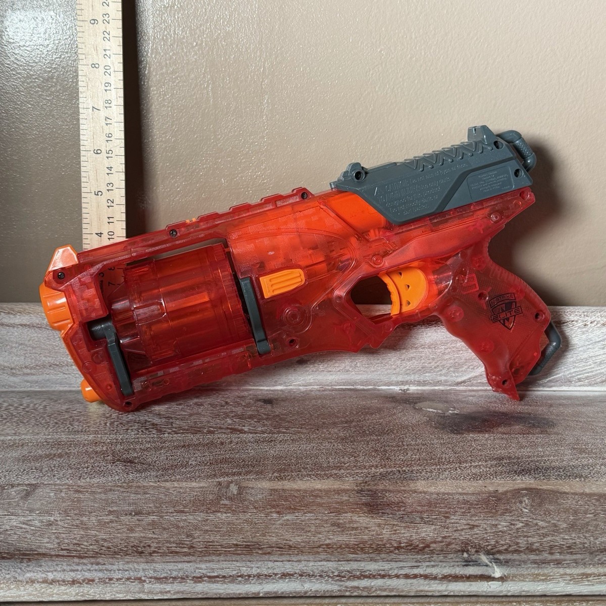 Nerf N-Strike Elite Strongarm ( Sonic FIRE ; Translucent Red) | eBay
