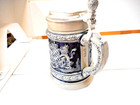 Thewalt HOPFEN u. MALZ GOTT ERHALT'S Lidded GERMAN BEER STEIN #1255 West Germany — photo 2