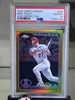 2024 Topps Chrome Mike Trout Gold Refractor /50 Angels #200
