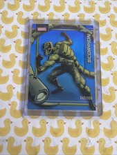 SCORPION BLUE REFRACTOR #147 2026 TOPPS CHROME MARVEL 42/150 spider-man #'d