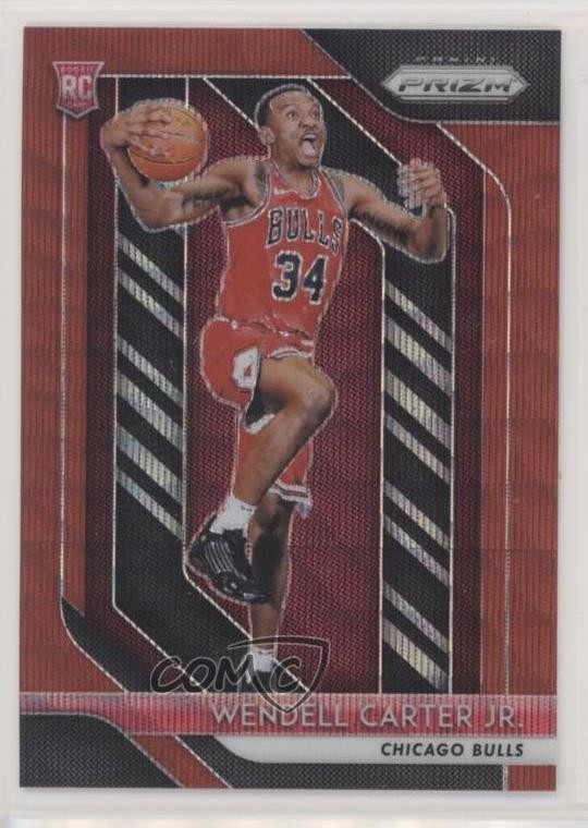 2018-19 Panini Prizm Ruby Wave Prizm Wendell Carter Jr #80 0u3