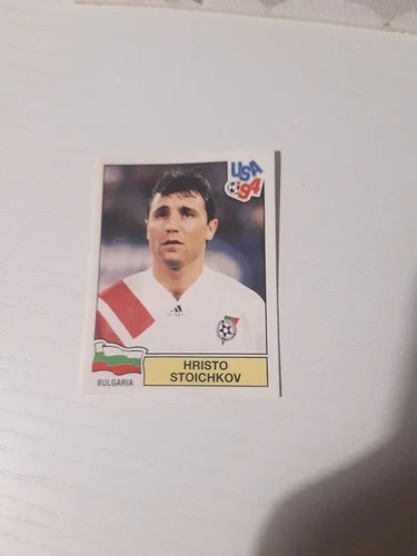 USA 94 WC Panini 205 Stoichkov Figurina Nuova con velina