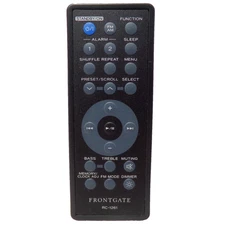 Frontgate RC-1261 Remote Control for iPod & iPhone Dock & Clock Radio TESTED