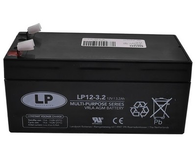 Blei Gel Batterie 12V 3,2Ah AGM NSA LP12-3,2 T1 passt für 3,1Ah 3,2Ah 3,3Ah Akku