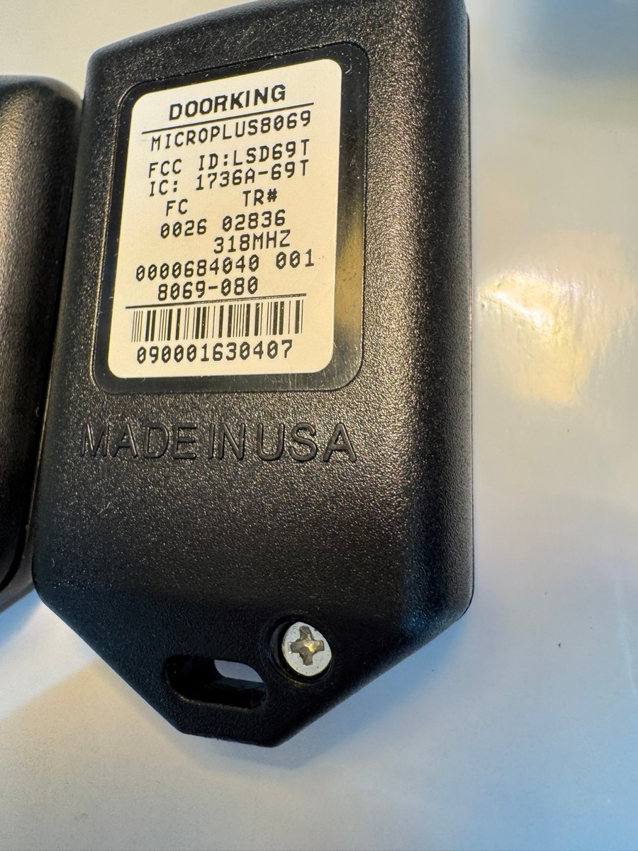 NEW DKS DOORKING LSD69T 8069-084 MicroPLUS Proxmitter HID-Plus