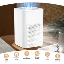 Home Office HEPA Air Purifier Bedroom Air Cleaner for Allergies Smoker Pet Dust