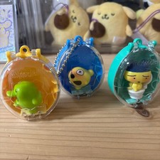 Tamagotchi Pooptime Mametchi, Kuchipatchi, Pochitchi Set No Ball Chain