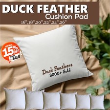 Cushion Pads Duck Feather Inner Insert Fillers Scatters 16''18''20''22''24''26''