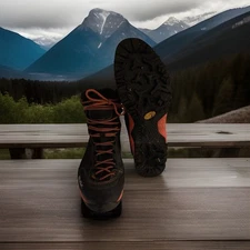 Salewa Mountain Trainer 2 Mid GTX Men's Hiking Boots, Asphalt/orange, M10