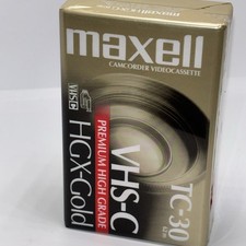 Maxell MAX203010 High Grade VHS-C Videotape Cassette
