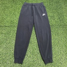Nike Essential Fleece Sportswear Jogger Sweatpants Women  s XS Black Casual Gym