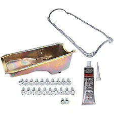 JEGS 50256K Stock Replacement Oil Pan Kit 1964-1990 Big Block Chevy Mark IV