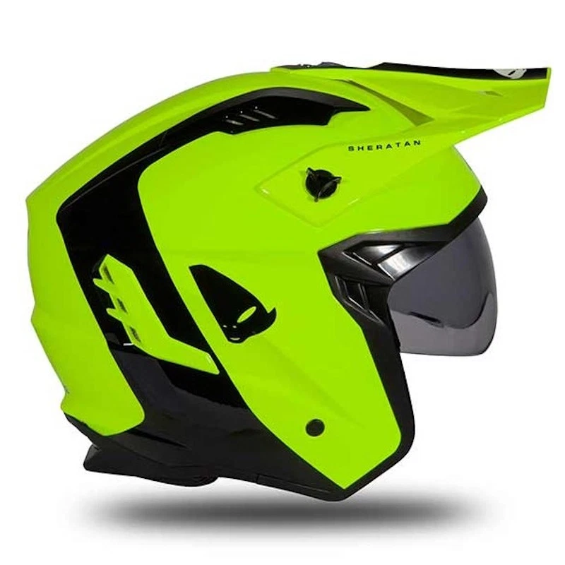 UFO Sheratan Open-Face Neon Yellow Black, photo 3 of 6
