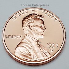 1992 S Lincoln Memorial Penny/Cent - ✼PROOF✼