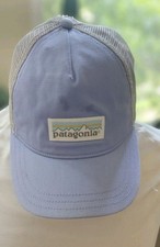 Patagonia Adjustable SnapBack Trucker Hat Cap Baby Blue Unisex Great Condition