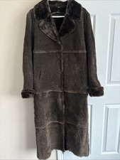 Vintage Brandon Thomas Genuine Suede And Faux Fur Medium “Penny Lane” Style Coat