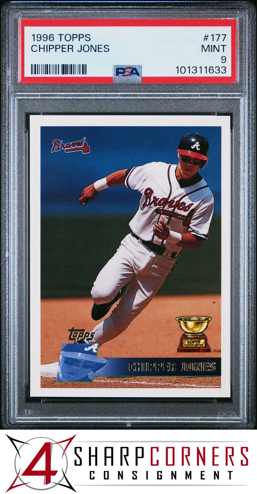 Chipper Jones trading card