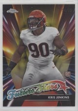 2024 Topps Chrome Future Stars Yellow Refractor 56/75 Kris Jenkins #FS-23 12wz