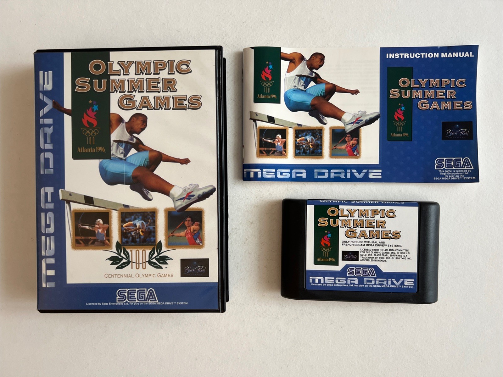 Olympic Summer Games Sega Megadrive Complet PAL - FRA/EUR TBE+++