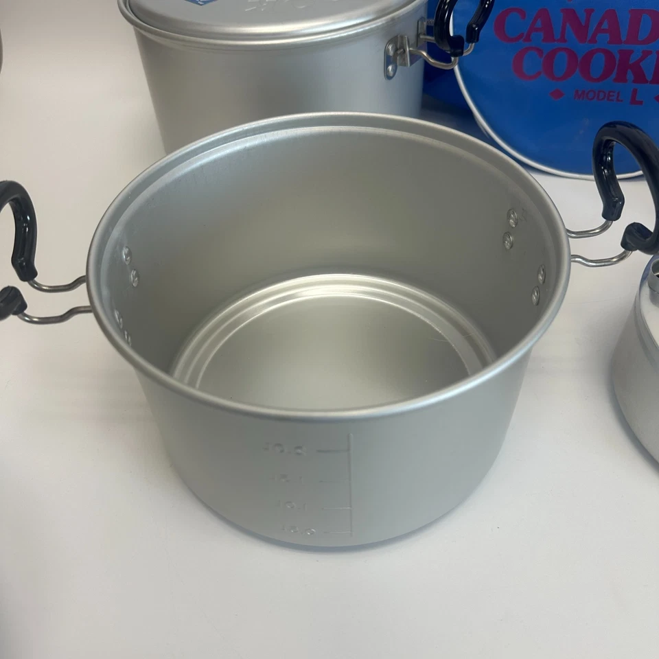 Tetera de colección siempre nueva cocina canadiense modelo L para acampar siempre nueva Foto 2 de 4
