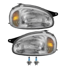 Scheinwerfer Set inkl. OSRAM Lampen H4 für Opel Corsa B 73_ 78_ 79_ Combo 71_