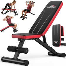 Foldable Dumbbell Bench Weight Training Fitness Incline Bench Adjustable Workout