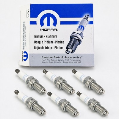 NEW OEM (SET OF 6) MOPAR 2016-2026 DODGE JEEP RAM SPARK PLUG 3.6L  SP225755AB