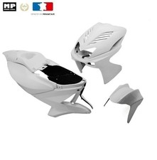 Kit Carénage carrosserie Nouveau Design Blanc Brillant Yamaha Aerox 50 1997-2012